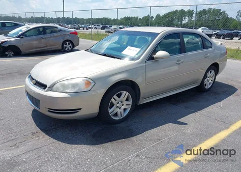 2012 Chevrolet Impala Lt из США, поврежденный, VIN 2G1WB5E3XC1147349